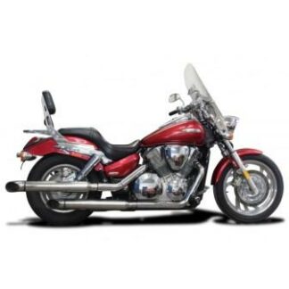 Silencieux d'échappement type drag pipe 550mm turnout DELKEVIC Honda 1300 VTX 01-09 neufs