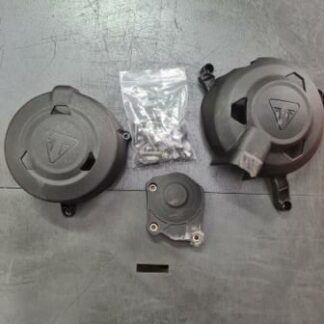 Lot de protections de carter moteur (origine) Triumph 660 Trident 2023